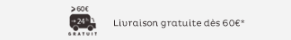 Livraison gratuite dès 60€*