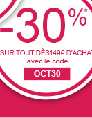 -30% sur tout dès 99 euros d'achats avec le code NOCIBE30