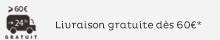 livraison gratuite des 60€